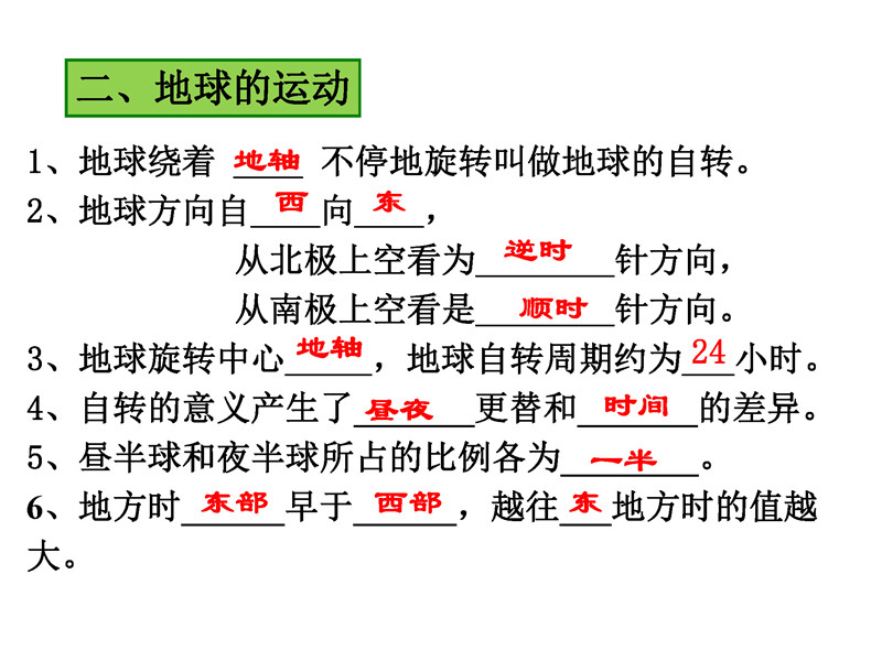 七年级上册 期末必背考点 +答案+易错题