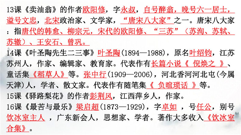 七年级下册 文学常识梳理_页面_11.jpg 七年级下册 语文核心考点+文学常识+答题模板