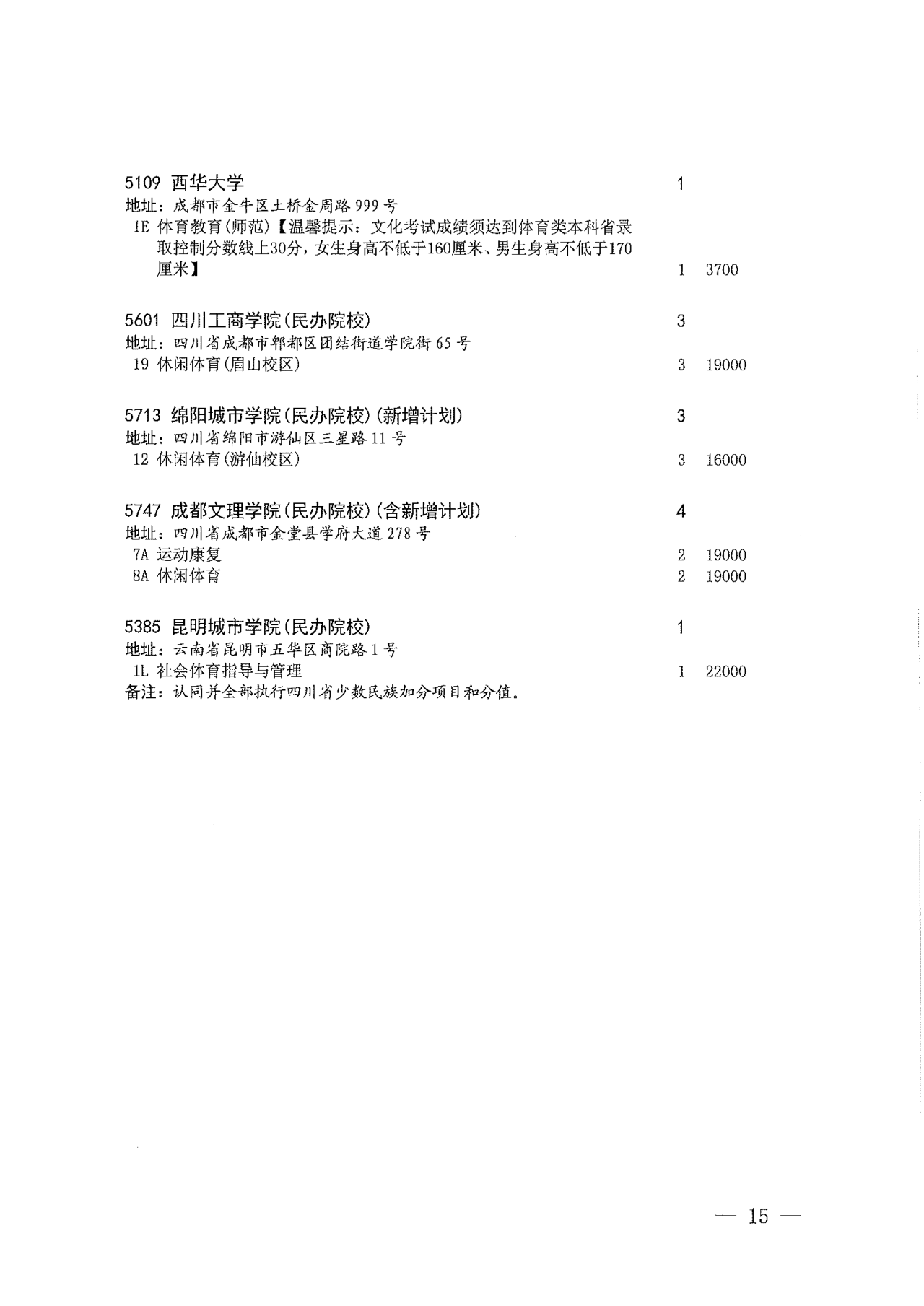 关于四川省2022年普通高校招生艺术类本科第一批、体育类本科批第二次征集志愿的通知