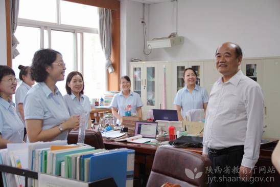 陕西省西安爱知中学主要负责同志任职宣布会召开 刘建林出席
