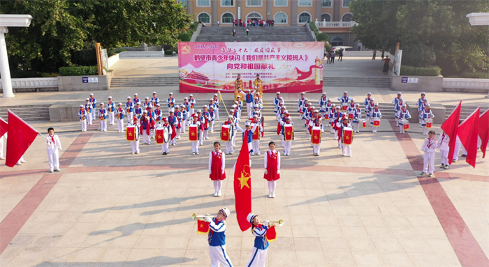 我省师生开展多彩活动喜迎国庆