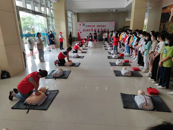 闽江师范高等专科学校举办2022年“世界急救日”宣传活动