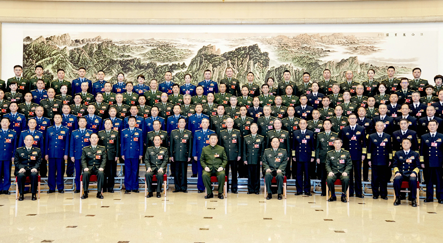 习近平在出席解放军和武警部队代表团全体会议时强调统一思想认识 强化使命担当 狠抓工作落实努力开创一体化国家战略体系和能力建设新局面